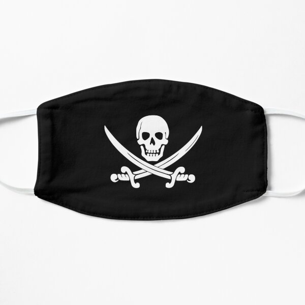 Crossed Swords Pirate Symbol Flat Mask