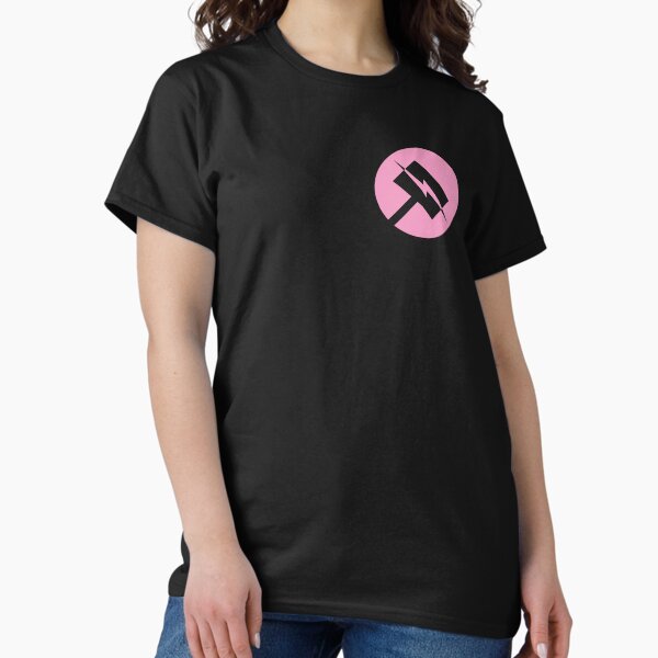 Item preview, Nora Valkyrie emblem (pink, small) designed and sold by Notmypoison.