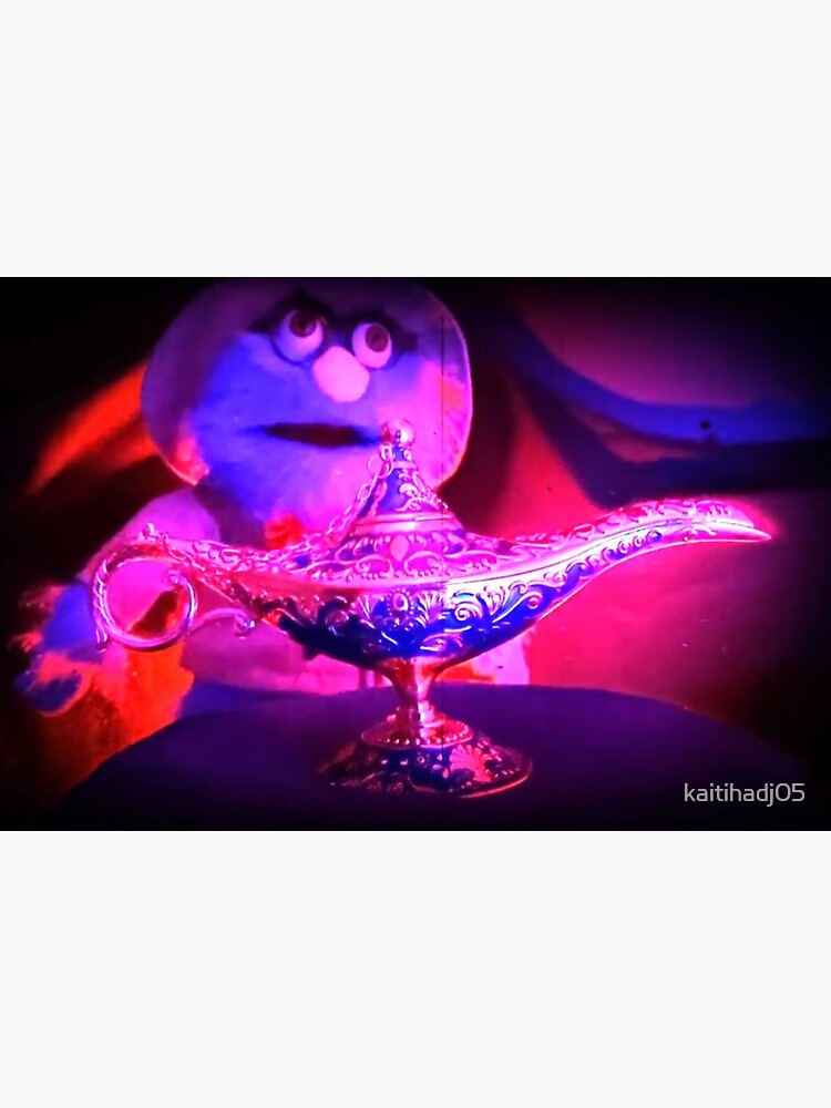 "the professor genie puppet history" Sticker for Sale by kaitihadj05