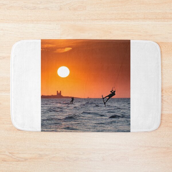 Item preview, Kitesurfing reculver sunset designed and sold by rogerstanger.