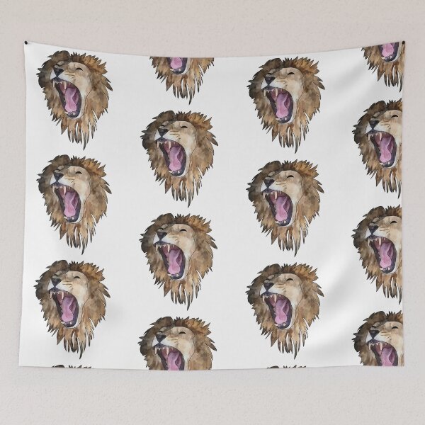 Item preview, Lion (roaring) designed and sold by hraeofsunshine.
