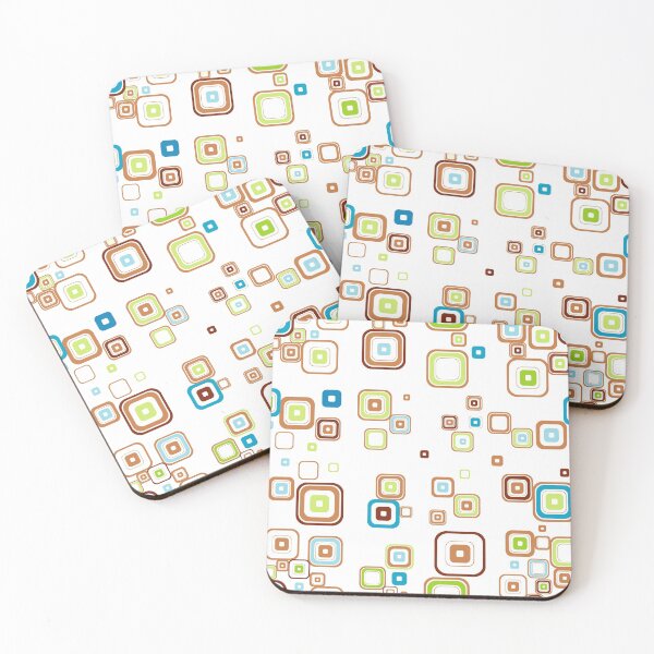 Item preview, Retro seamless Square Pattern designed and sold by Ethiyo.