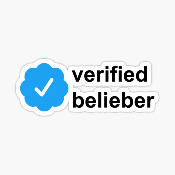 Belieber vérifié Sticker