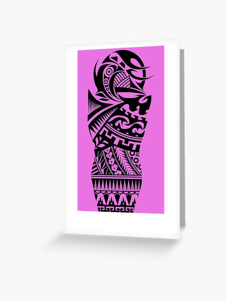 Sleeve Tattoo Pattern" Greeting Card for Sale by MaxnGeorge | Redbubble