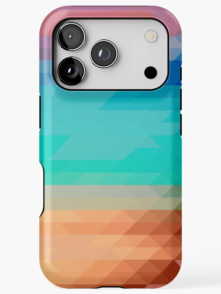 Thumbnail 1 of 4, iPhone Case, Triangle Vector Pattern designed and sold by lamaface95.