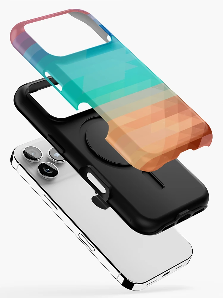 Thumbnail 2 of 4, iPhone Case, Triangle Vector Pattern designed and sold by lamaface95.