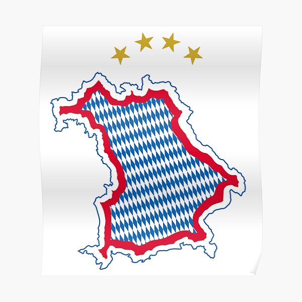 Bavaria Map Poster