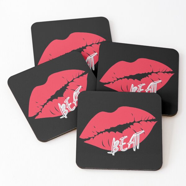 Item preview, Beat Lips Black and Red Design designed and sold by giftus.