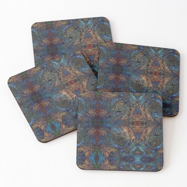 Item preview, Explosion brown blue abstract designed and sold by EnfinityDesign.