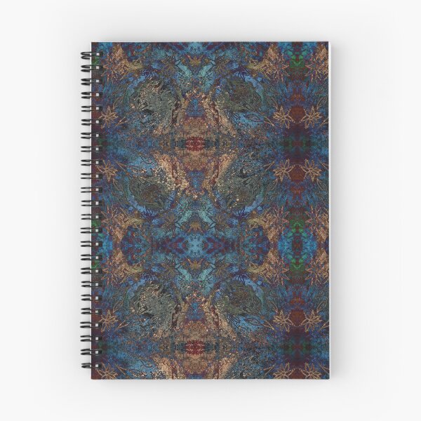 Item preview, Explosion brown blue abstract designed and sold by EnfinityDesign.