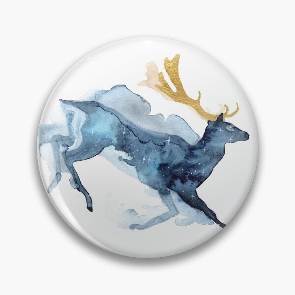 Item preview, Golden Galaxy Fallow Deer designed and sold by Threeleaves.