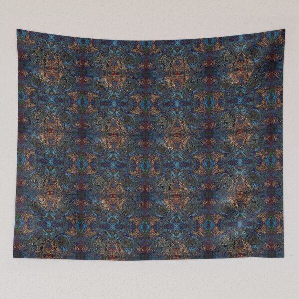 Item preview, Explosion brown blue abstract designed and sold by EnfinityDesign.
