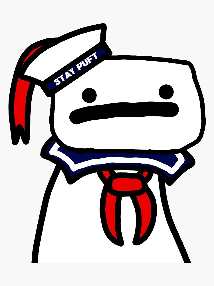 "The Stay Puft Marshmallow Man" Sticker by MrMeowser | Redbubble