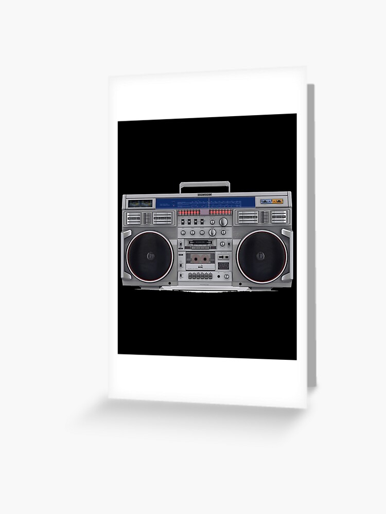 Rap cassette Maglietta Boombox Radio Old School Hip Hop 