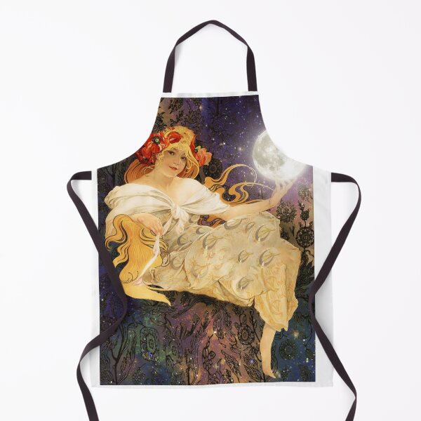 Item preview, Vintage girl and The Moon designed and sold by ThaphadaArtGall.