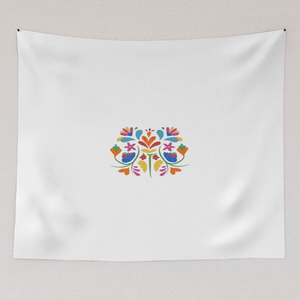 Item preview, mexican otomi flowers	 designed and sold by jinif.