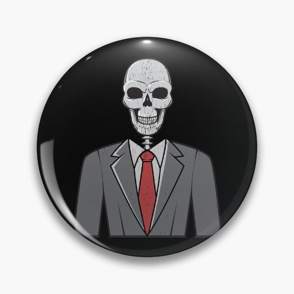 Item preview, Skull in Suit and Tie Distressed designed and sold by BampiQ.
