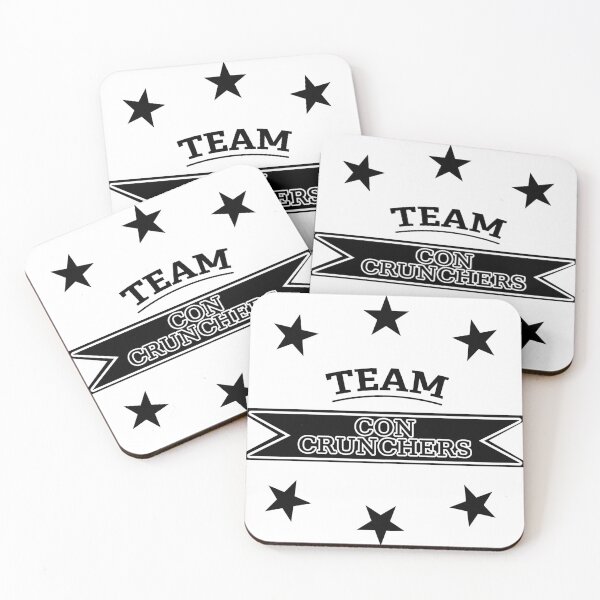 Item preview, Team con-crunchers (Black tekst) designed and sold by Kalseru-crafts.