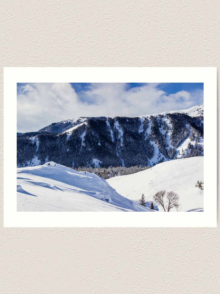 Bald Mountain Mount Baldy Sun Valley Idaho Art Print By Rabbitholephoto Redbubble