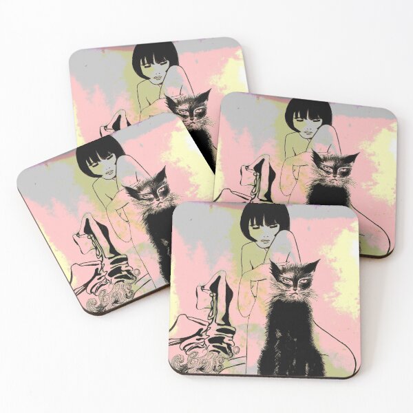 Item preview, Valentina di Crepax Robot Cat 1/2 designed and sold by SomKaArt.