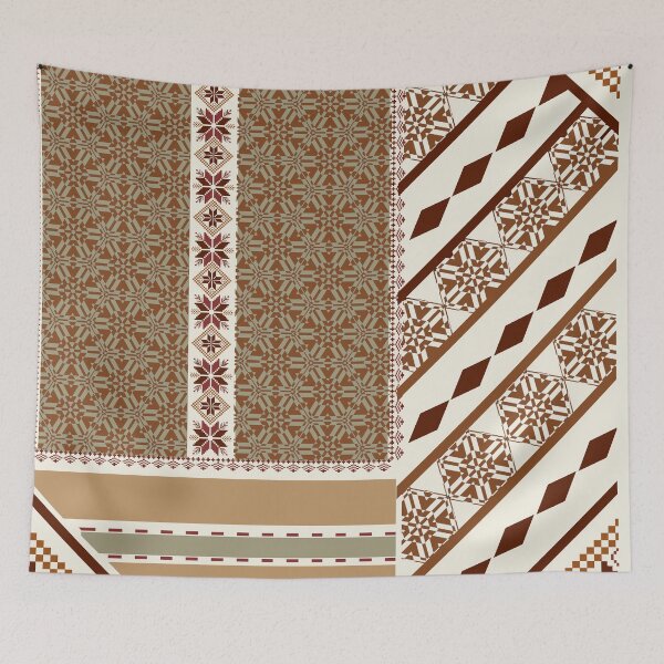 Item preview, tapestry scarf print 2 designed and sold by JengaJenUK1993.