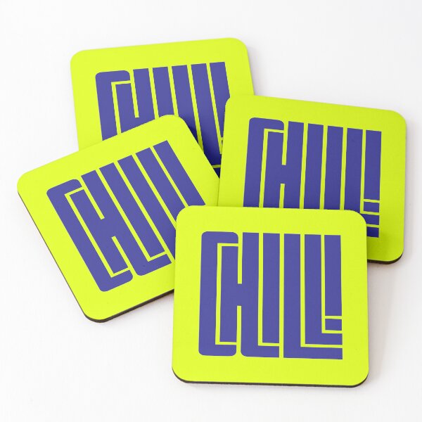 Item preview, CHILL purple word design designed and sold by AznavourByKarin.