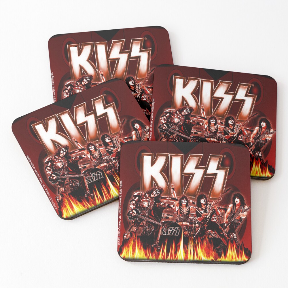 KISS Rocking It Out Coasters (Set of 4)