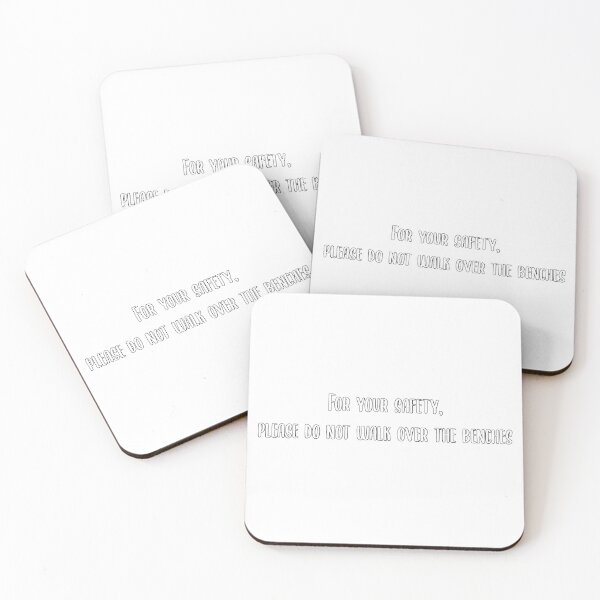 Item preview, Do Not Walk Over The Benches designed and sold by Some Imagination Designs.