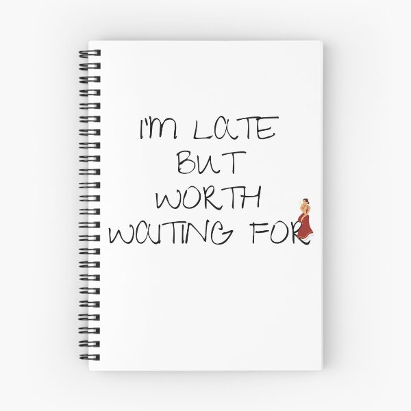 Item preview, I am late, but worth waiting for designed and sold by LeftoRight.