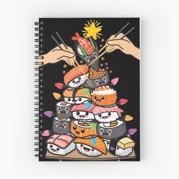 Aperçu de l'œuvre Arbre de Noël à sushis créée et vendue par plushism.