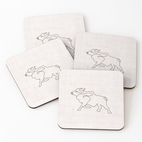 Item preview, Bull drawing with one line designed and sold by molodec.