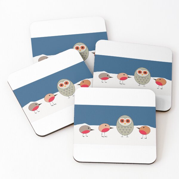 Item preview, Christmas Robins with Owl designed and sold by Edward Picot.