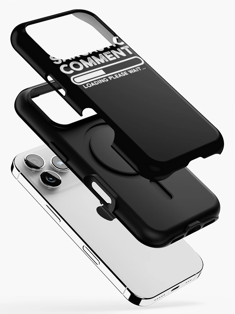Thumbnail 2 of 4, iPhone Case, sarcastic comment loading please wait designed and sold by CodingForTech.