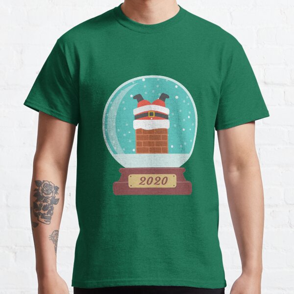 Santa Claus in the chimney Classic T-Shirt