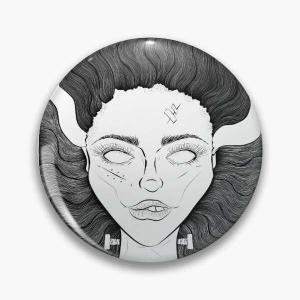 Item preview, Bride of Frankenstein Black and white  designed and sold by LagoonaBlue.