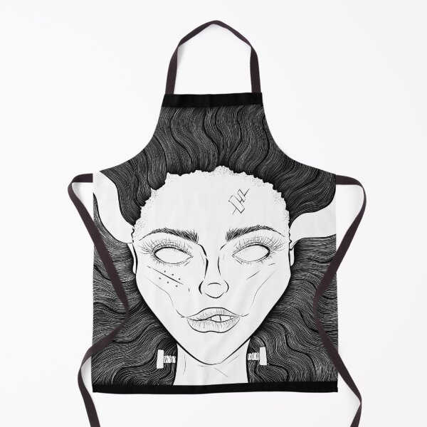 Item preview, Bride of Frankenstein Black and white designed and sold by LagoonaBlue.