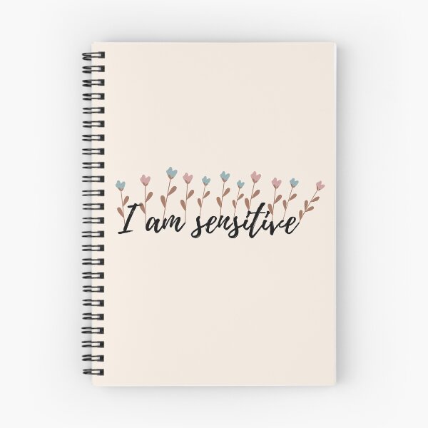 Item preview, I Am Sensitive Minimalist Flower Cute Design designed and sold by zedonee.