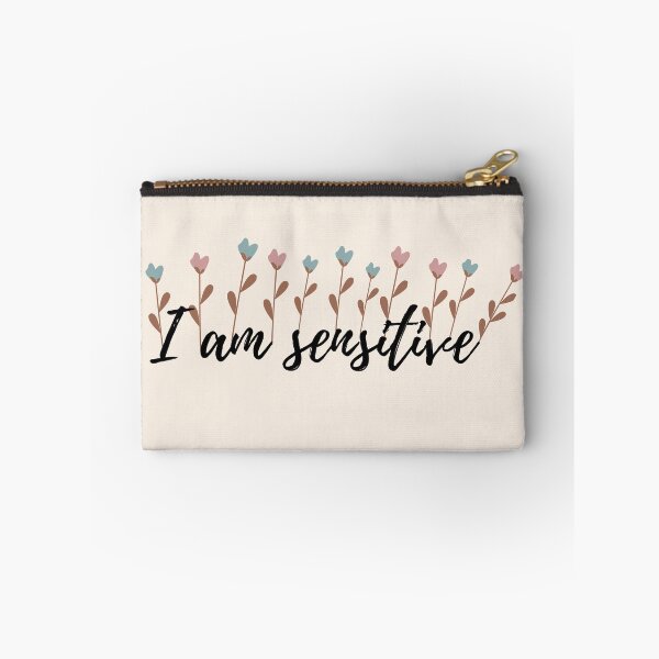 Item preview, I Am Sensitive Minimalist Flower Cute Design designed and sold by zedonee.