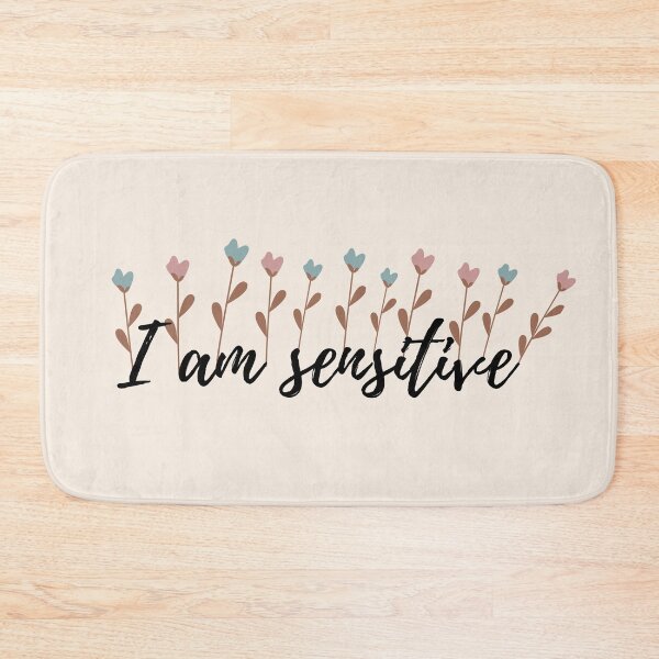 Item preview, I Am Sensitive Minimalist Flower Cute Design designed and sold by zedonee.