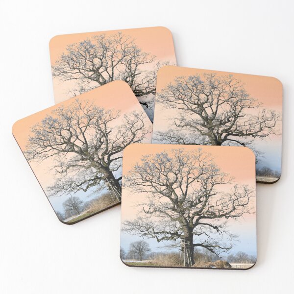 Item preview, Peach Sky and the Autumn Tree designed and sold by PlanetPrints.