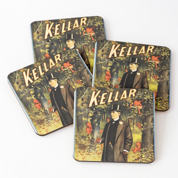 Item preview, HARRY KELLAR American Magician Illusionist Performances Vintage Theater Advertisement  designed and sold by retroposters.