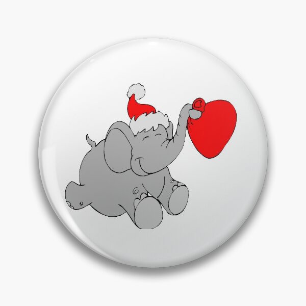 Item preview, Happy Christmas Elephant designed and sold by customgiftstore.