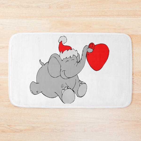 Item preview, Happy Christmas Elephant designed and sold by customgiftstore.