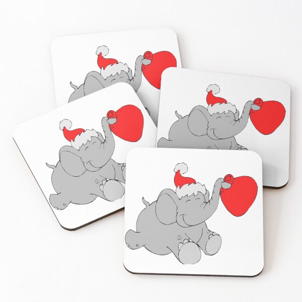 Item preview, Happy Christmas Elephant designed and sold by customgiftstore.