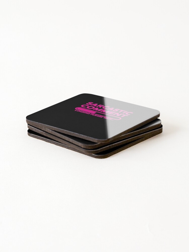 Thumbnail 4 of 5, Coasters (Set of 4), sarcastic comment loading please wait designed and sold by CodingForTech.