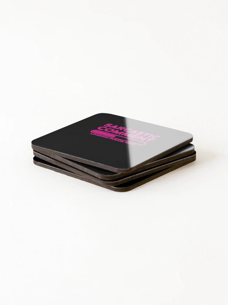 Thumbnail 4 of 5, Coasters (Set of 4), sarcastic comment loading please wait designed and sold by CodingForTech.