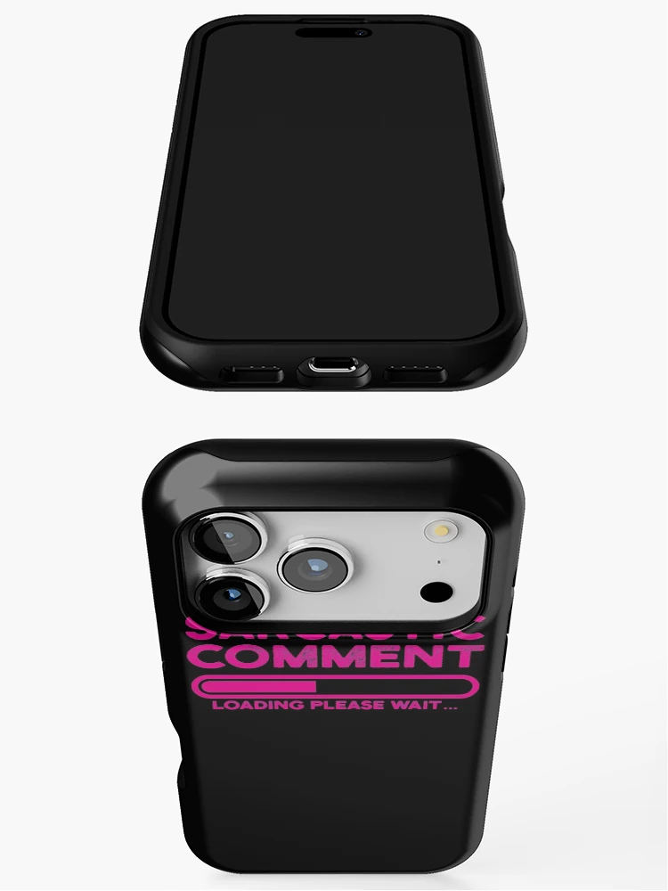 Thumbnail 3 of 4, iPhone Case, sarcastic comment loading please wait designed and sold by CodingForTech.