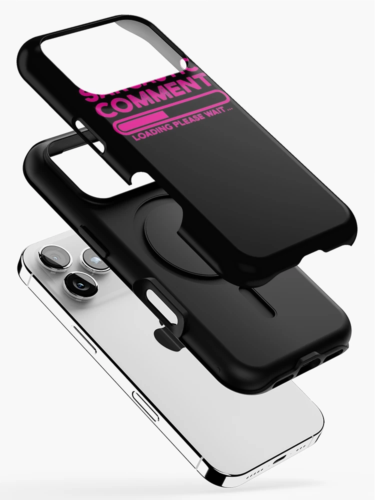 Thumbnail 2 of 4, iPhone Case, sarcastic comment loading please wait designed and sold by CodingForTech.