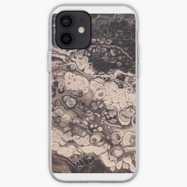 Bland and White hand painted acrylic iPhone Soft Case