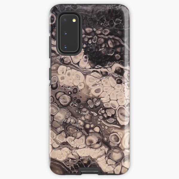 Bland and White hand painted acrylic Samsung Galaxy Tough Case